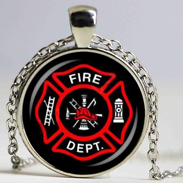 firefighter symbol glass fashion pendant necklace diy handmade fire dept jewelry vintage charms trendy men women gift necklaces, Silver
firefighter symbol glass fashion pendant necklace diy handmade fire dept jewelry vintage charms trendy men women gift necklaces, Silver