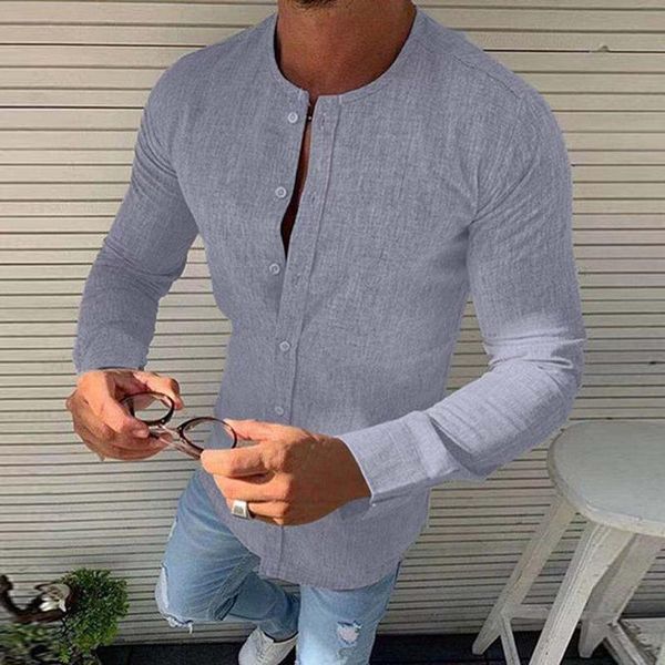 men's casual shirts 2021 spring autumn mens fashion cotton linen vintage slim o-neck button shirt men long sleeve solid cardigan, White;black
men's casual shirts 2021 spring autumn mens fashion cotton linen vintage slim o-neck button shirt men long sleeve solid cardigan, White;black