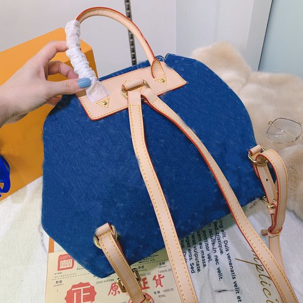 denim canvas backpack vintage shoulder bag women handbag purse fashion l letter backpacks schoolbag travel duffel string bags m44460
denim canvas backpack vintage shoulder bag women handbag purse fashion l letter backpacks schoolbag travel duffel string bags m44460