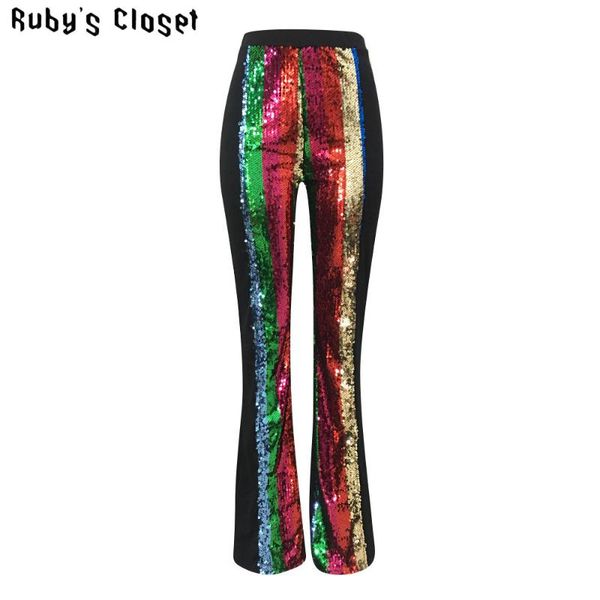 women's pants & capris ruby's closet 2021 women hip hop full length spliced sequined striped high waist long sequins oyp-l5286, Black;white
women's pants & capris ruby's closet 2021 women hip hop full length spliced sequined striped high waist long sequins oyp-l5286, Black;white