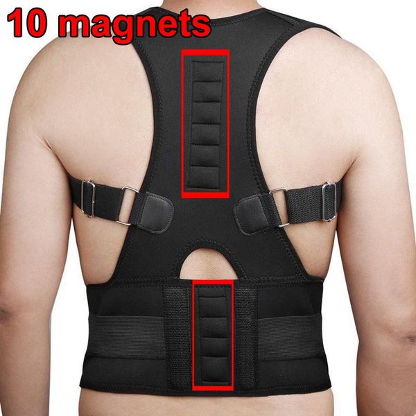 male spine support belt for men women magnetic shoulder posture corrector neoprene back brace straightener, Black;blue
male spine support belt for men women magnetic shoulder posture corrector neoprene back brace straightener, Black;blue