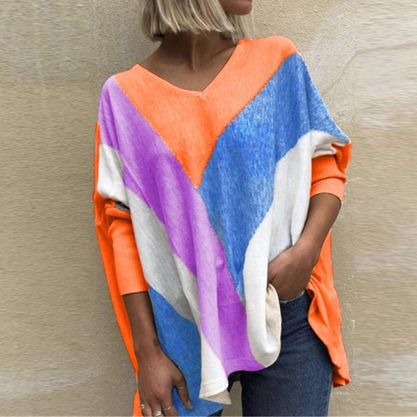 women's t-shirt oversize women v-neck stripe print long sleeve autumn casual loose ladies tee shirt femme pullover lay clothing, White
women's t-shirt oversize women v-neck stripe print long sleeve autumn casual loose ladies tee shirt femme pullover lay clothing, White