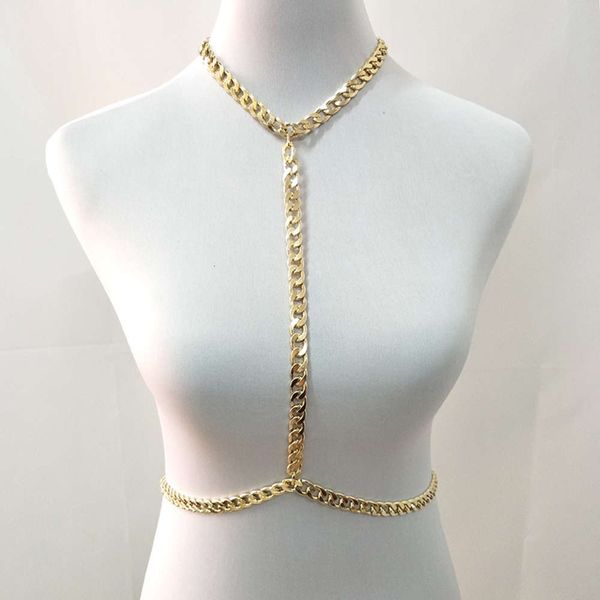 body chain aluminum gold fashion simple body chain bikini beach clothing accessories necklace, Silver
body chain aluminum gold fashion simple body chain bikini beach clothing accessories necklace, Silver