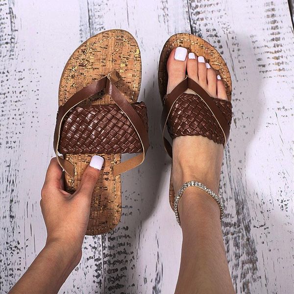 women summer slippers ladies flip flops casual fashion female pu leather weave beach woman slides flat shoes, Black
women summer slippers ladies flip flops casual fashion female pu leather weave beach woman slides flat shoes, Black