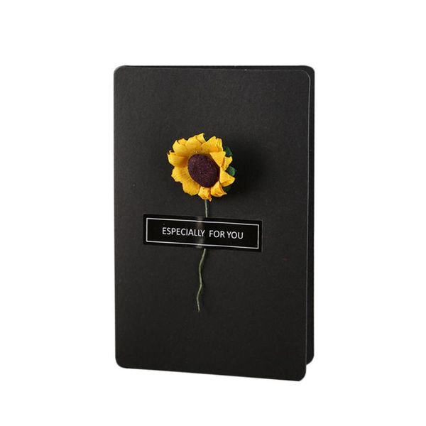 greeting cards creative small fresh dried flower invitation birthday party decorative for wedding banquet (black paper 
greeting cards creative small fresh dried flower invitation birthday party decorative for wedding banquet (black paper