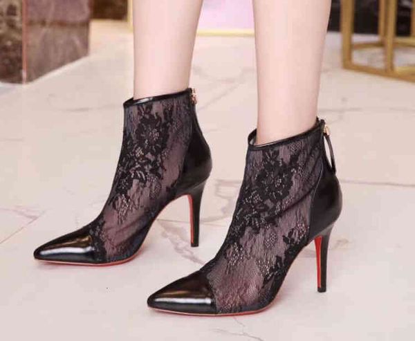 style woman boots ankle boot,luxurys designers women shoes red bottom boot black jacquard mesh breather leather super quality fast
style woman boots ankle boot,luxurys designers women shoes red bottom boot black jacquard mesh breather leather super quality fast
