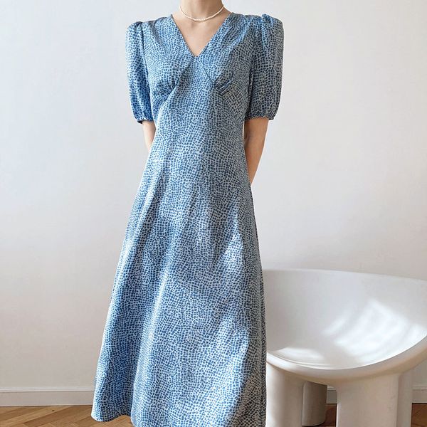 casual dresses summer women high waist v-neck a-line print vestidos femme sleeve blue chiffon streetwear 9gmx, Black;gray
casual dresses summer women high waist v-neck a-line print vestidos femme sleeve blue chiffon streetwear 9gmx, Black;gray