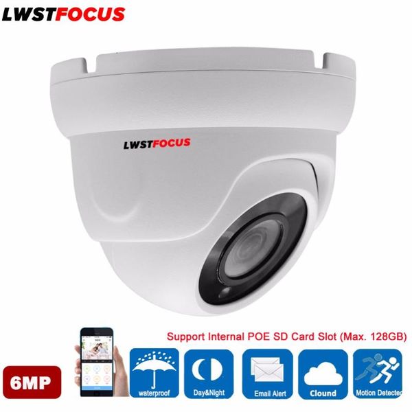 cameras lwstfocus 6mp poe dome network camera sd card slot max 128gb ir 20m security cctv ip onvif2.4
cameras lwstfocus 6mp poe dome network camera sd card slot max 128gb ir 20m security cctv ip onvif2.4
