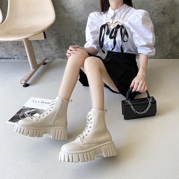 boots 2022 autumn and winter women's shoes fashionable round leather ankle black comfortable zapatos de mujer
boots 2022 autumn and winter women's shoes fashionable round leather ankle black comfortable zapatos de mujer