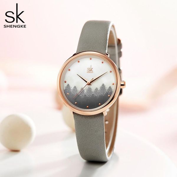 wristwatches shengke arrival winter birch forest women watch simple dial black band japanese movement relogio waterproof reloj muje, Slivery;brown
wristwatches shengke arrival winter birch forest women watch simple dial black band japanese movement relogio waterproof reloj muje, Slivery;brown