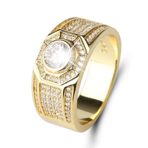 wedding rings fashion gold color and s925 sterling stamp classic men's punk style hip hop ring band cool crystal cz jewelry, Slivery;golden
wedding rings fashion gold color and s925 sterling stamp classic men's punk style hip hop ring band cool crystal cz jewelry, Slivery;golden