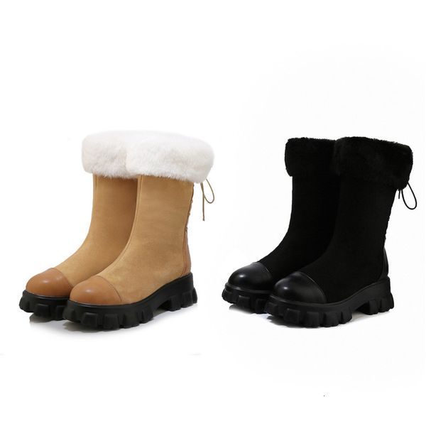 asumer arrival boots thick skin snowboots warm winter lace up to shoes female square heels, Black
asumer arrival boots thick skin snowboots warm winter lace up to shoes female square heels, Black