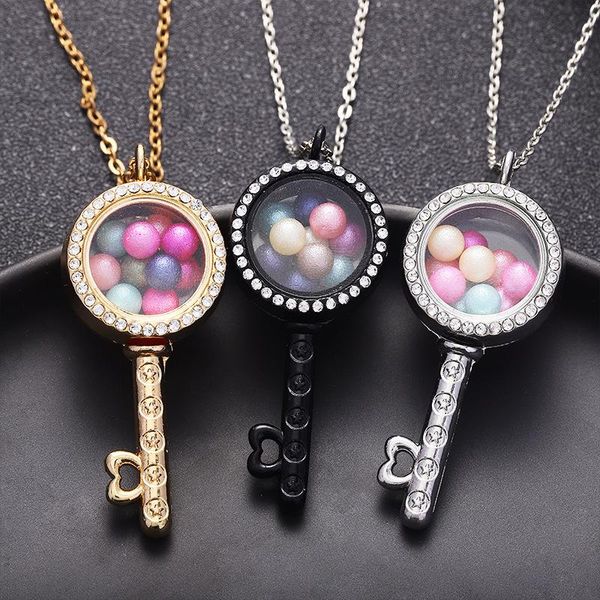 5pcs colorful necklace vintage key oil diffuser perfume lockets pendants pendant necklaces, Silver
5pcs colorful necklace vintage key oil diffuser perfume lockets pendants pendant necklaces, Silver