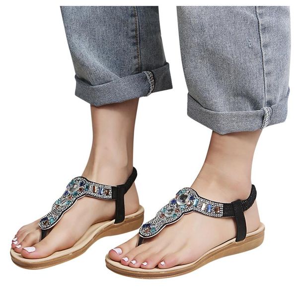 sandals chaussure femme 2021 fashion women's summer slip-on flat shoes beach open toe crystal breathable, Black
sandals chaussure femme 2021 fashion women's summer slip-on flat shoes beach open toe crystal breathable, Black