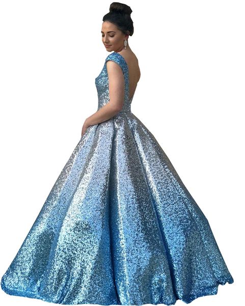 2022 gradient blue to silver prom dresses sequined satin draped v-neck cap sleeve quinceanera dress a-line formal evening gowns, Black
2022 gradient blue to silver prom dresses sequined satin draped v-neck cap sleeve quinceanera dress a-line formal evening gowns, Black