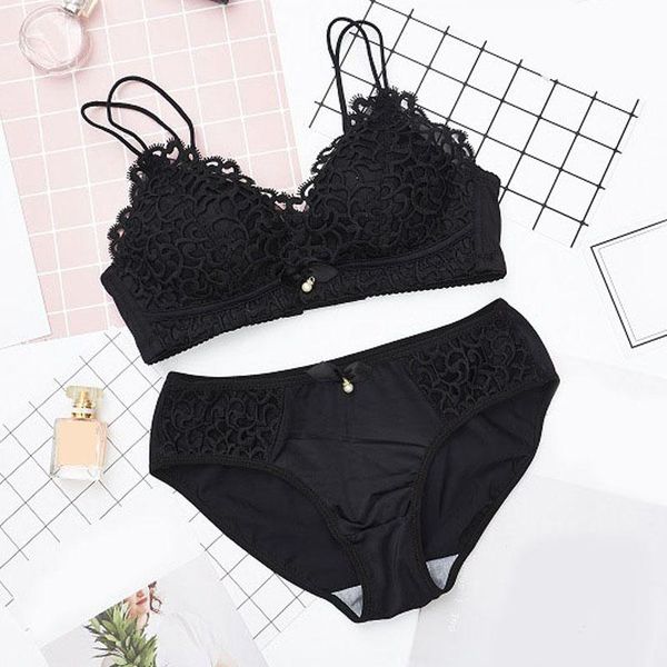 bras sets hollow tanks lace embroidery ladies bra and panty push up cup brassiere wireless woman underwear set seamless breathable, Red;black
bras sets hollow tanks lace embroidery ladies bra and panty push up cup brassiere wireless woman underwear set seamless breathable, Red;black
