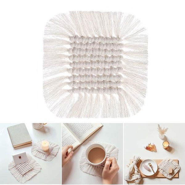 mats & pads boho cotton cup sweat absorbent handmade tassels rural table plate mat soft thick simple design for home free
mats & pads boho cotton cup sweat absorbent handmade tassels rural table plate mat soft thick simple design for home free