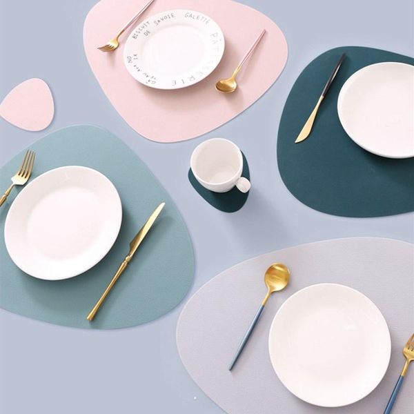 mats & pads simple home decoration placemat pu leather insulation non-slip dish-shaped table mat
mats & pads simple home decoration placemat pu leather insulation non-slip dish-shaped table mat