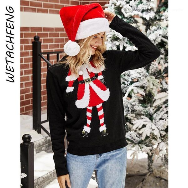 women's sweaters women ugly christmas funny printed black xmas knit jumper slim holiday party pullovers winter family female clothes, White;black
women's sweaters women ugly christmas funny printed black xmas knit jumper slim holiday party pullovers winter family female clothes, White;black