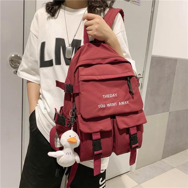 backpack nylon bag for women, waterproof backpack with multiple pockets, solid color, great travel capability, teenage girls cbs2
backpack nylon bag for women, waterproof backpack with multiple pockets, solid color, great travel capability, teenage girls cbs2
