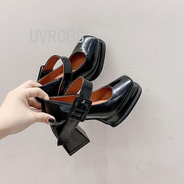 dress shoes 2021 japanese style patent leather pumps mary jane women square toe high heel buckle strap gothic platform lolita, Black
dress shoes 2021 japanese style patent leather pumps mary jane women square toe high heel buckle strap gothic platform lolita, Black