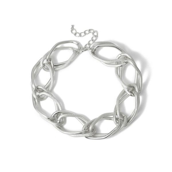 chains exaggerated hip-hop glossy frosted fashion woman necklace, alloy thick chain banquet jewelry, birthday gift, Silver
chains exaggerated hip-hop glossy frosted fashion woman necklace, alloy thick chain banquet jewelry, birthday gift, Silver