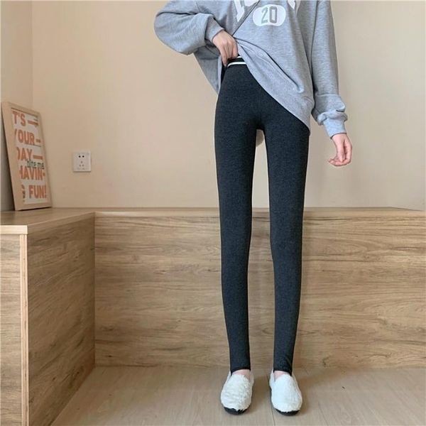 women's pants & capris of autumn clothing korean style slimming exercise feet, Black;white
women's pants & capris of autumn clothing korean style slimming exercise feet, Black;white