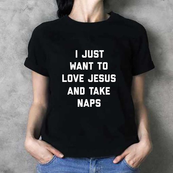 women's t-shirt i just want to love jesus and take naps t shirt female summer women christian print tee shirts clothing femme 2021 tsh, White
women's t-shirt i just want to love jesus and take naps t shirt female summer women christian print tee shirts clothing femme 2021 tsh, White