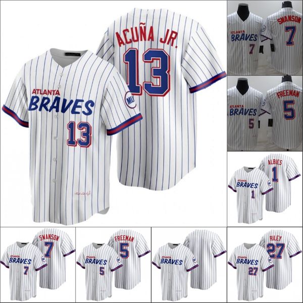 baseball 13 ronald acuna jr. 5 freddie an jerseys 7 dansby swanson deion sanders 27 austin riley 1 ozzie albies bravee jones baseball stitch, Black
baseball 13 ronald acuna jr. 5 freddie an jerseys 7 dansby swanson deion sanders 27 austin riley 1 ozzie albies bravee jones baseball stitch, Black