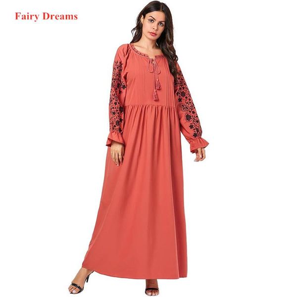 women loose abaya femme musulman pakistan dubai turkey bangladesh plus size islamic clothing 4xl kaftan hijab muslim dress ethnic, Red 
women loose abaya femme musulman pakistan dubai turkey bangladesh plus size islamic clothing 4xl kaftan hijab muslim dress ethnic, Red