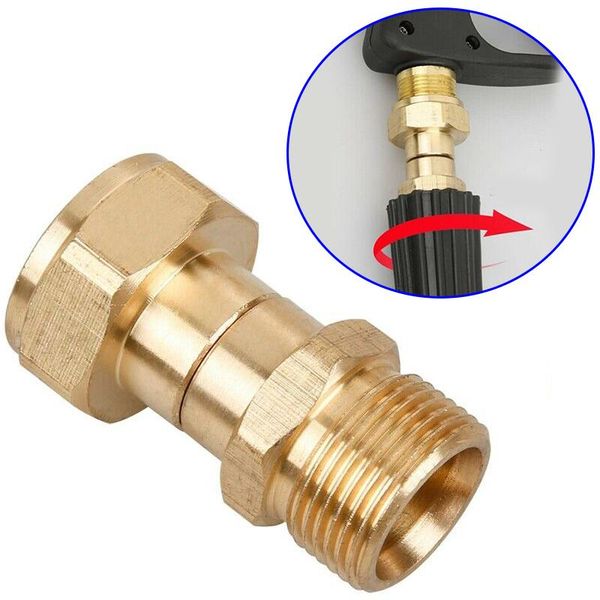 watering equipments m22 14mm thread pressure washer swivel joint 360 degree rotation kink connector hose fitting accessories
watering equipments m22 14mm thread pressure washer swivel joint 360 degree rotation kink connector hose fitting accessories