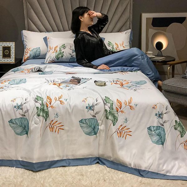 comforters & sets four-piece summer quilt, cool machine washable, air-conditioned quilt