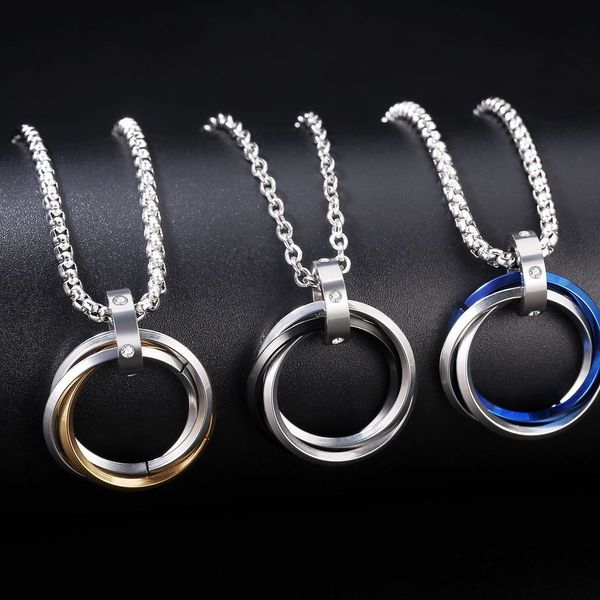 tiktok, collocation, personality, fashion, hip hop and triple ring pendant, three rings, titanium alloy necklace, live broadcast., Silver
tiktok, collocation, personality, fashion, hip hop and triple ring pendant, three rings, titanium alloy necklace, live broadcast., Silver