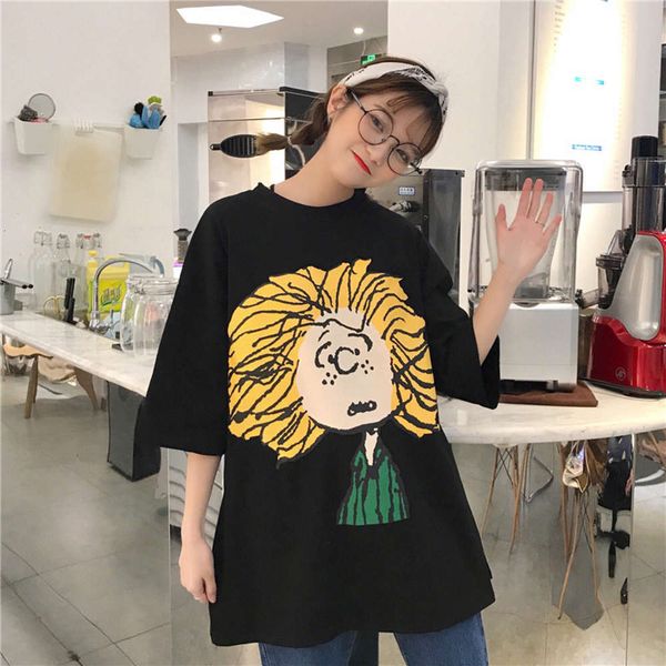 women's hoodies & sweatshirts t shirt hoodie south korea ulzzang harajuku bf summer short t-shirt female student loose korean versatile, Black
women's hoodies & sweatshirts t shirt hoodie south korea ulzzang harajuku bf summer short t-shirt female student loose korean versatile, Black