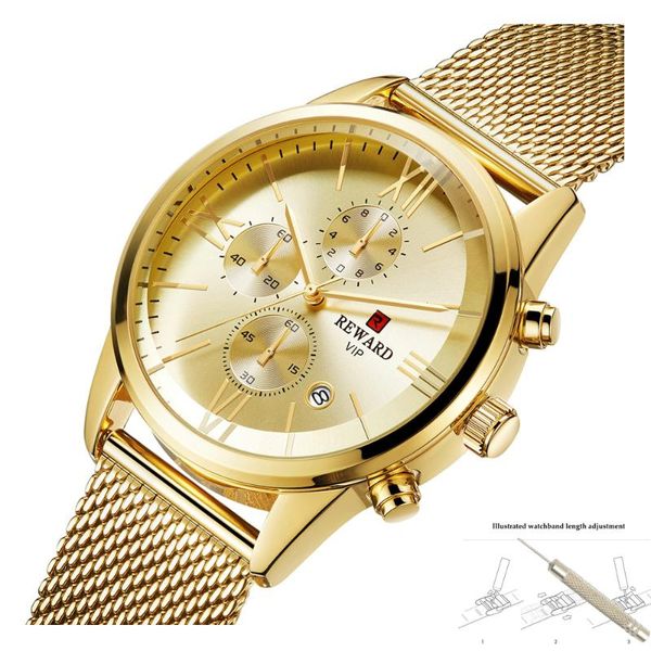wristwatches relogios dourados masculino mens quartz wartches chronograph waterproof business watch for men steel male cloc, Slivery;brown
wristwatches relogios dourados masculino mens quartz wartches chronograph waterproof business watch for men steel male cloc, Slivery;brown