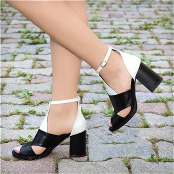 high heels sandals women summer gladiator open toe mixed colors ladies shoes ankle strap block heel black white
high heels sandals women summer gladiator open toe mixed colors ladies shoes ankle strap block heel black white
