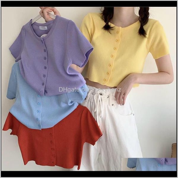 womens tshirt summer women oneck knitted casual short sleeve cardigans lady knitting singlebreasted tshirts crop for girls qoqcr 8wom5, White 
womens tshirt summer women oneck knitted casual short sleeve cardigans lady knitting singlebreasted tshirts crop for girls qoqcr 8wom5, White