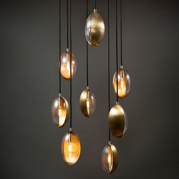 pendant lamps glass chandelier model room dining hall lamp villa club el bedside personality creative copper light 
pendant lamps glass chandelier model room dining hall lamp villa club el bedside personality creative copper light