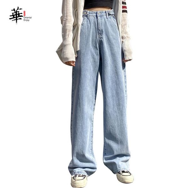 plus size trousers women high waist pants casual loose jeans button solid denim women's, Blue
plus size trousers women high waist pants casual loose jeans button solid denim women's, Blue