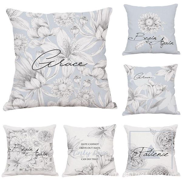 cushion/decorative pillow nordic simple black and white floral linen pillowcase 18x18in car office sofa cushion cover 45x45cm short plush
cushion/decorative pillow nordic simple black and white floral linen pillowcase 18x18in car office sofa cushion cover 45x45cm short plush