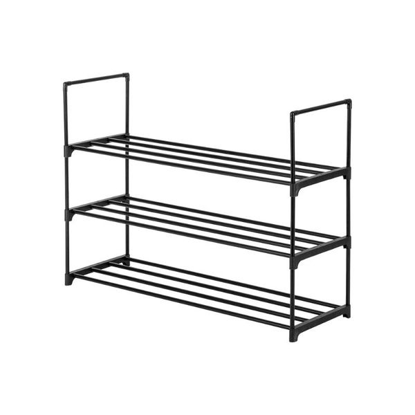 clothing & wardrobe storage 3 tiers shoe rack tower shelf organizer for bedroom, entryway, hallway, and closet black color
clothing & wardrobe storage 3 tiers shoe rack tower shelf organizer for bedroom, entryway, hallway, and closet black color