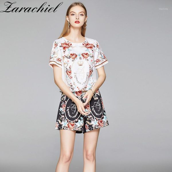 summer fashion runway wide leg shorts set women short sleeve flower print tshirt and vintage pocket two pieces sets women's tracksuits, Gray
summer fashion runway wide leg shorts set women short sleeve flower print tshirt and vintage pocket two pieces sets women's tracksuits, Gray