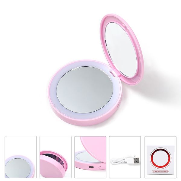 mirrors portable led make-up mirror with light hand-held 3x magnifying folding gift small mirror
mirrors portable led make-up mirror with light hand-held 3x magnifying folding gift small mirror