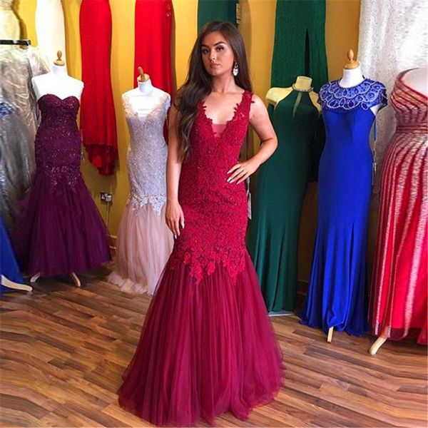 party dresses 2021 burgundy mermaid dress evening lace tulle floor length long formal custom made women occasion gown, White;black
party dresses 2021 burgundy mermaid dress evening lace tulle floor length long formal custom made women occasion gown, White;black