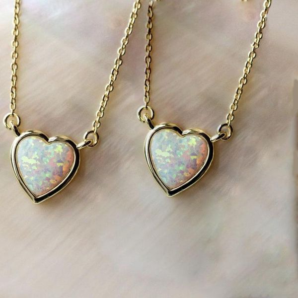 cute romantic heart necklace gold color long chain copper opal pendant charm party wedding gift jewelry for women bff necklaces, Silver
cute romantic heart necklace gold color long chain copper opal pendant charm party wedding gift jewelry for women bff necklaces, Silver