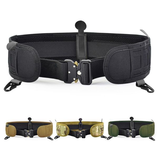 adjustable tactical belt men padded molle waist quick release combat army battle hunting cummerbunds support, Black;gray
adjustable tactical belt men padded molle waist quick release combat army battle hunting cummerbunds support, Black;gray