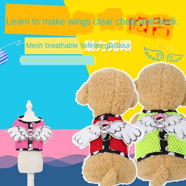dog collars & leashes pet traction rope multicolor cartoon breathable angel girl mesh chest strap set
dog collars & leashes pet traction rope multicolor cartoon breathable angel girl mesh chest strap set
