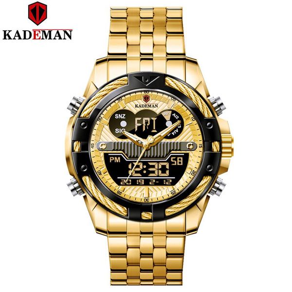 luxury men watches business fashion stainless steel watch quartz dual display waterproof electronic reloj hombre wristwatches, Slivery;brown
luxury men watches business fashion stainless steel watch quartz dual display waterproof electronic reloj hombre wristwatches, Slivery;brown