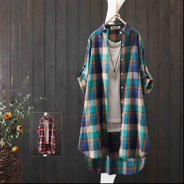 100% cotton plaid shirt women blouses long sleeve autumn summer fashion button up casua loose blouse plus, White
100% cotton plaid shirt women blouses long sleeve autumn summer fashion button up casua loose blouse plus, White