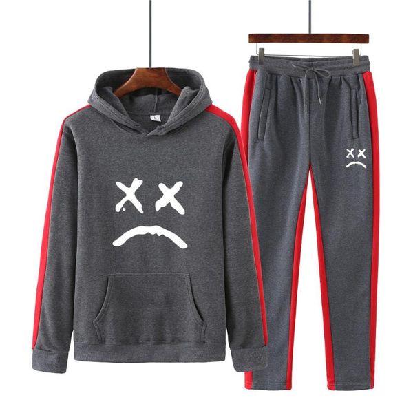 men's tracksuits 2021 hoodie harajuku hip-hop korean style loose thin spring autumn hooded suit fashion trend printing student cotton, Gray
men's tracksuits 2021 hoodie harajuku hip-hop korean style loose thin spring autumn hooded suit fashion trend printing student cotton, Gray